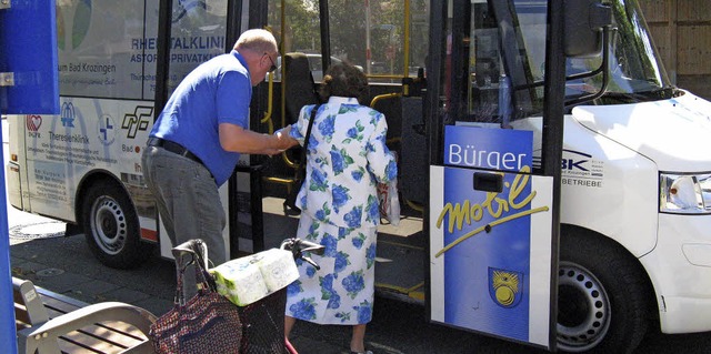 Mit dem Brgerbus zum Einkaufen: In Malterdingen soll das Realitt werden.   | Foto: BZ-Archiv
