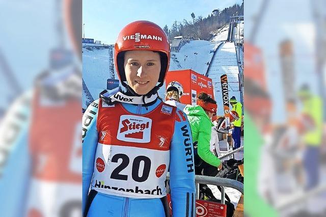 Skispringerin des SC Langenordnach startet erstmals bei einer WM der Aktiven