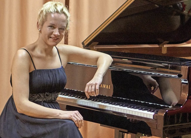 Aleksandra Mikulska spielte Werke von Liszt.      | Foto: JULIA BECKER