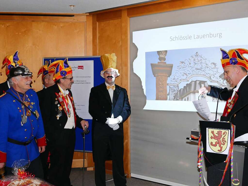 Hoch her ging es bei der Brgermeisterabsetzung im Laufenburger Rathaus.