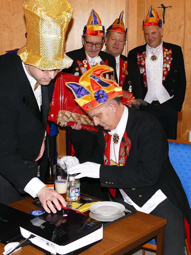 Hoch her ging es bei der Brgermeisterabsetzung im Laufenburger Rathaus.