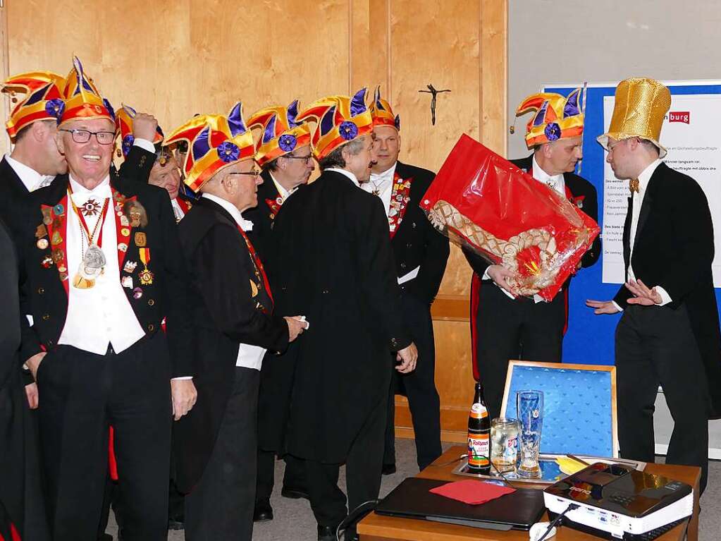 Hoch her ging es bei der Brgermeisterabsetzung im Laufenburger Rathaus.