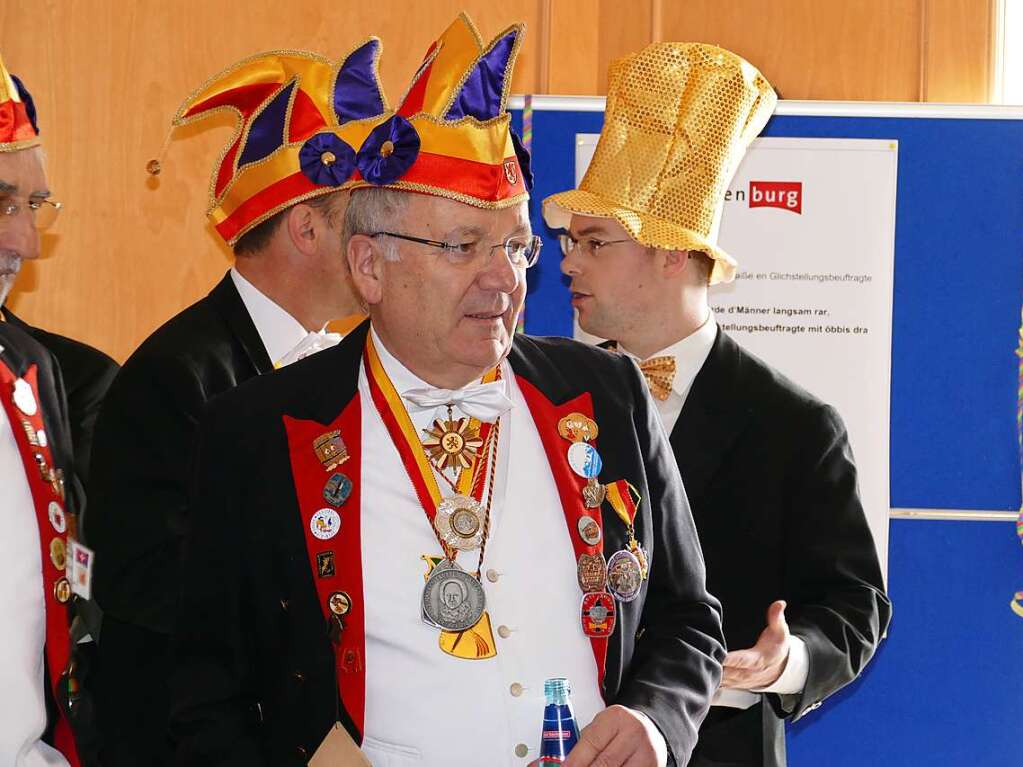 Hoch her ging es bei der Brgermeisterabsetzung im Laufenburger Rathaus.