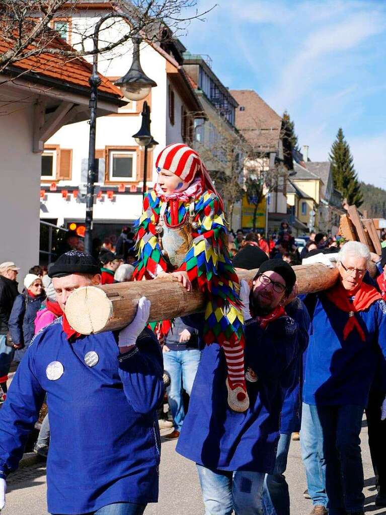 Titisee-Neustadt: der Problem-Narrenbaum