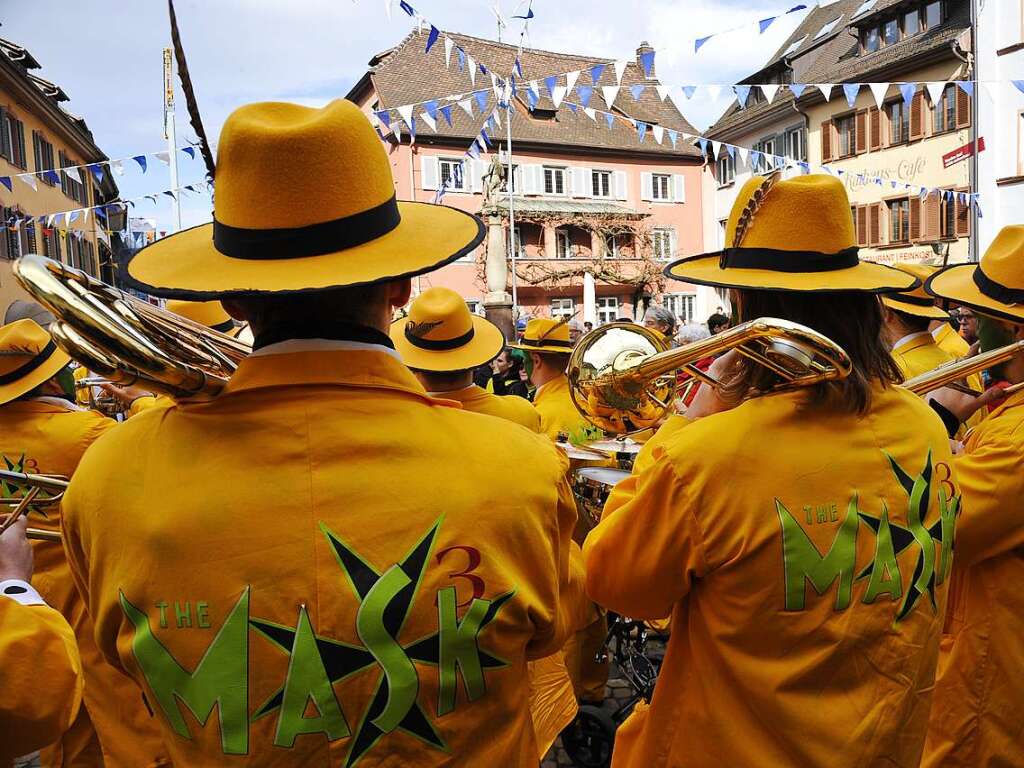 Die Strauschoeh-Schlurbi-Gugge aus Heitersheim sorgte noch lange fr Stimmung.