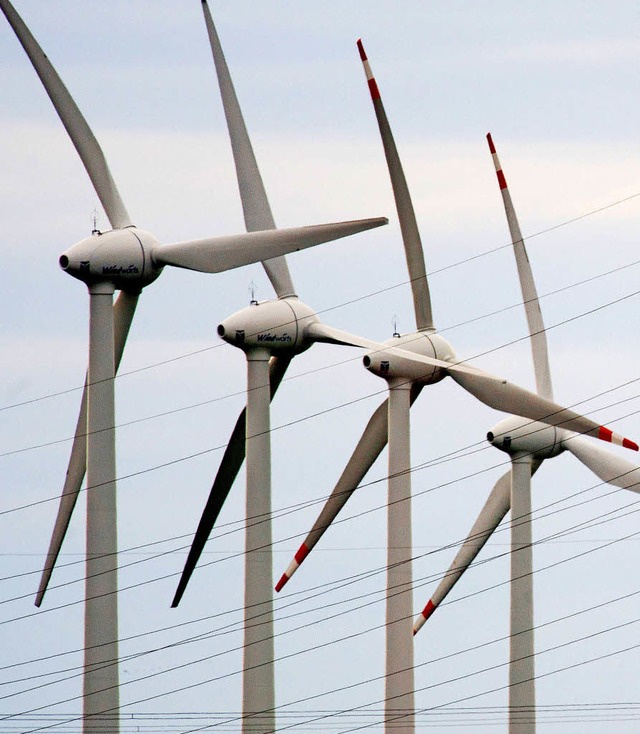 Oberwolfach und Hausach sollen komplett mit Windenergie versorgt werden knnen.   | Foto: dpa