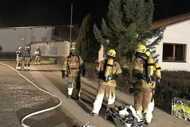 Einbruch und Brand im Heitersheimer Vereinsgebude