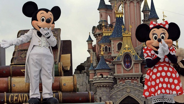 Uppps &#8211; Mickey Mouse and Minnie im defizitren Pariser Freizeitpark   | Foto: AFP