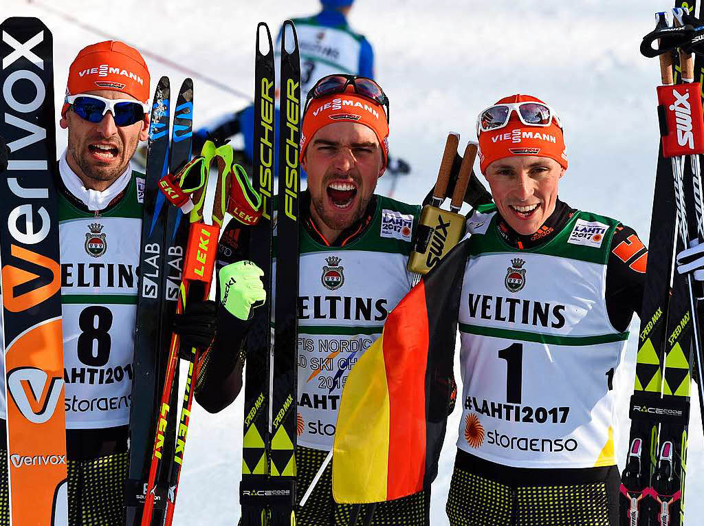 VierfachTriumph der deutschen Kombinierer in Lahti Nordische