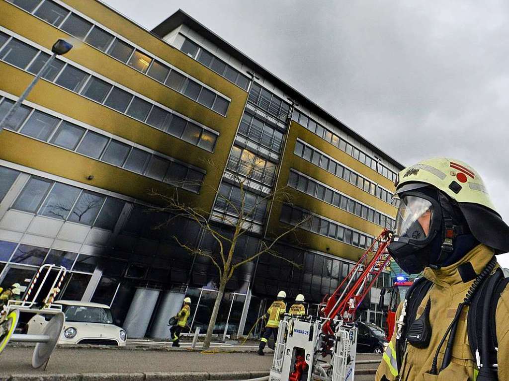 Brand im Solar-Info-Center an der Emmy-Noether-Strae