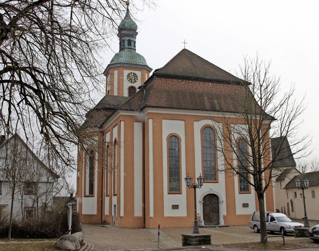 Die Tiengener Pfarrkirche Mari Himmel... Sie birgt  viele barocke Kunstwerke.   | Foto: Kreuningen