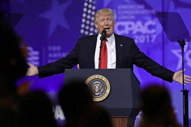 Jubel fr Trump bei der CPAC-Konferenz