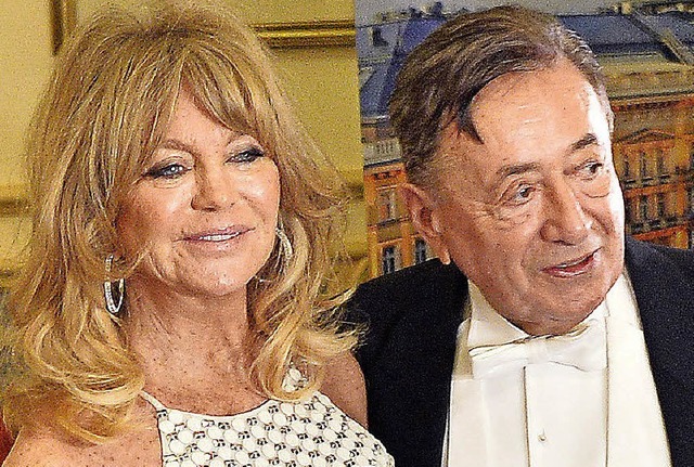 Goldie Hawn und Richard Lugner  | Foto: dpa