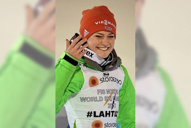 Carina Vogt siegt wieder beim Skispringen in Lahti