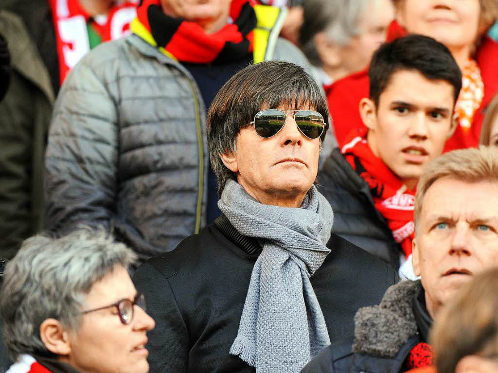 Joachim Lw war ebenfalls im Stadion anwesend.