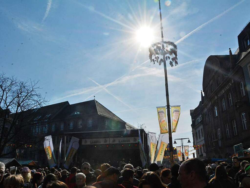 Ganz Lrrach kam bei der Lasser-Gugge-Explosion in Fasnachtsstimmung.