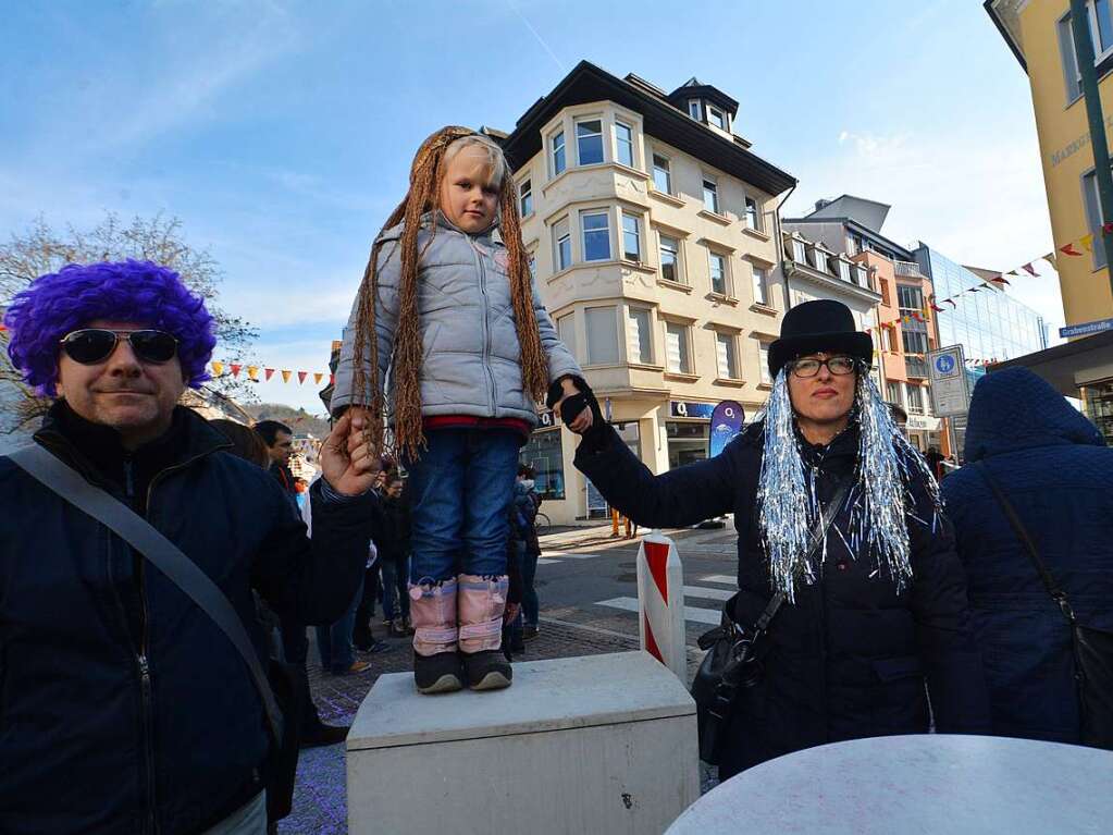 Ganz Lrrach kam bei der Lasser-Gugge-Explosion in Fasnachtsstimmung.