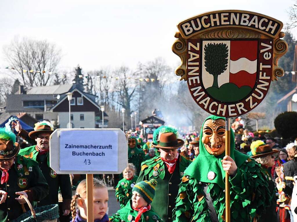 Eindrcke vom Umzug in Buchenbach