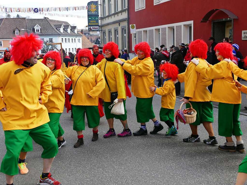 Bunt ging es zu beim Kinder- und Familienumzug Bonndorf.