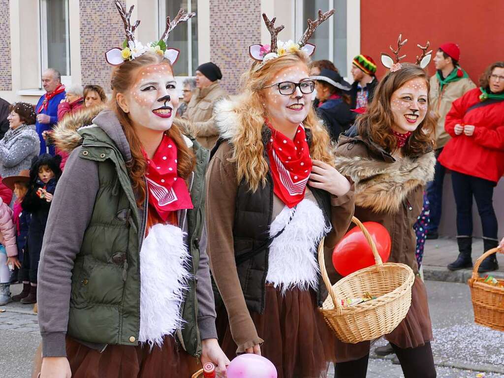 Bunt ging es zu beim Kinder- und Familienumzug Bonndorf.