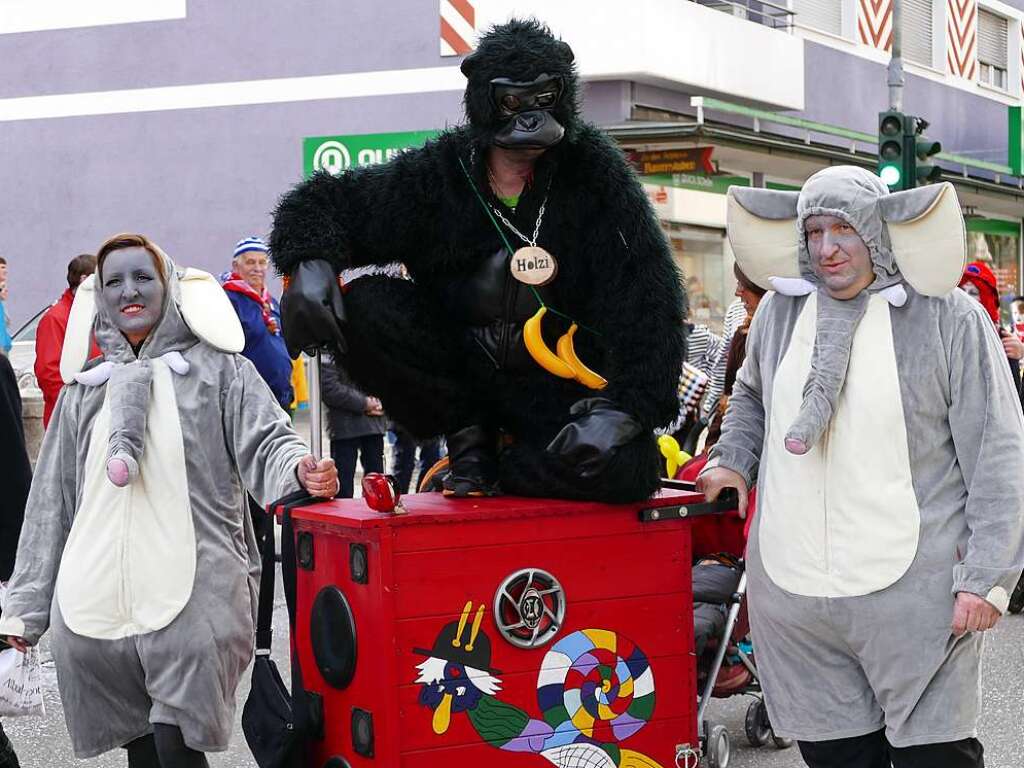 Bunt ging es zu beim Kinder- und Familienumzug Bonndorf.