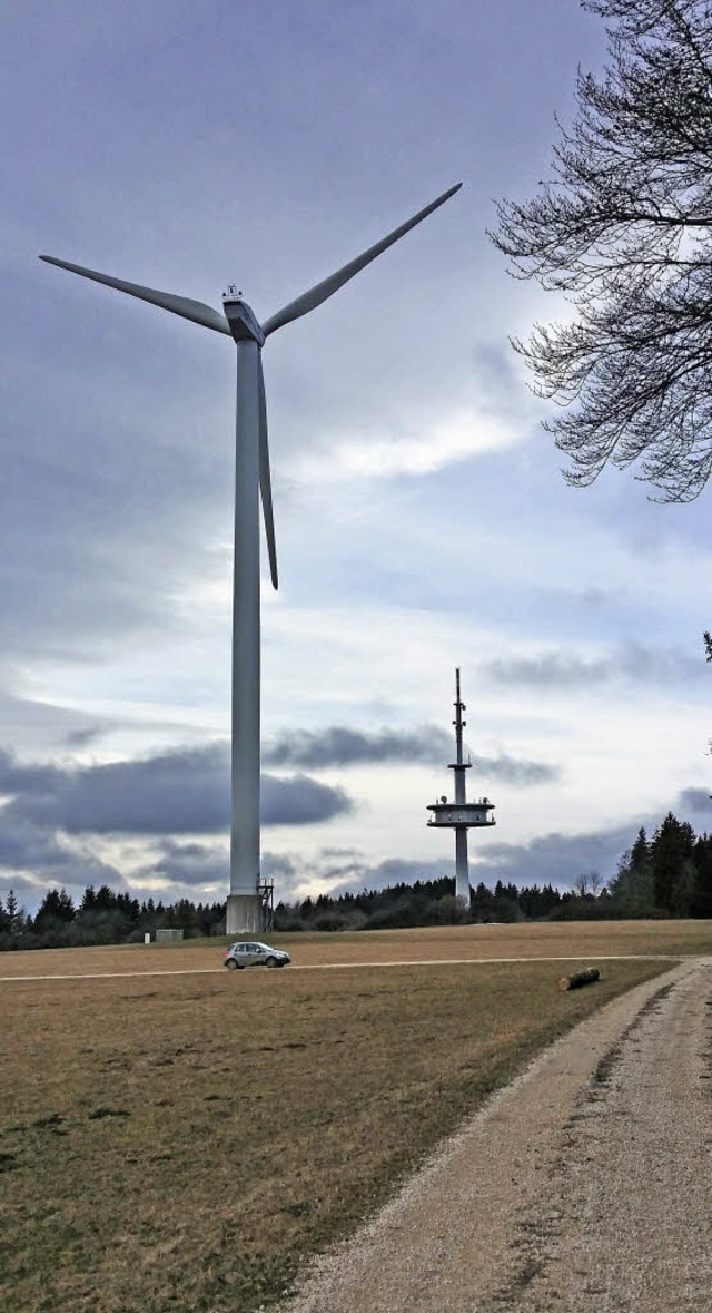 Der Weg zu neuen Windkraftanlagen auf ... Waldflche ist noch nicht genehmigt.   | Foto: Vollmer