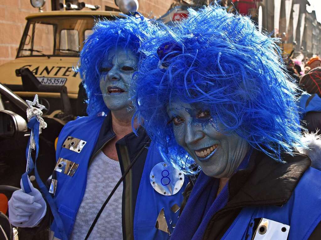 Straenfasnet in Freiburg.