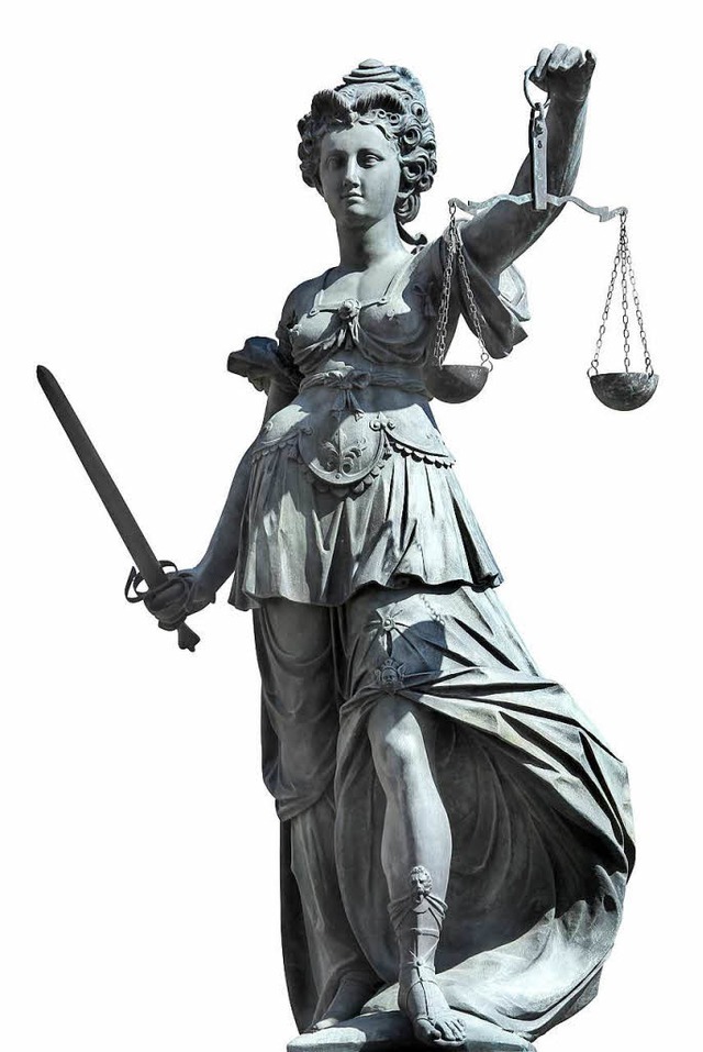 Gttin Justitia mit Waage und Schwert: Sie ist gerecht und streng.  | Foto: fotolia