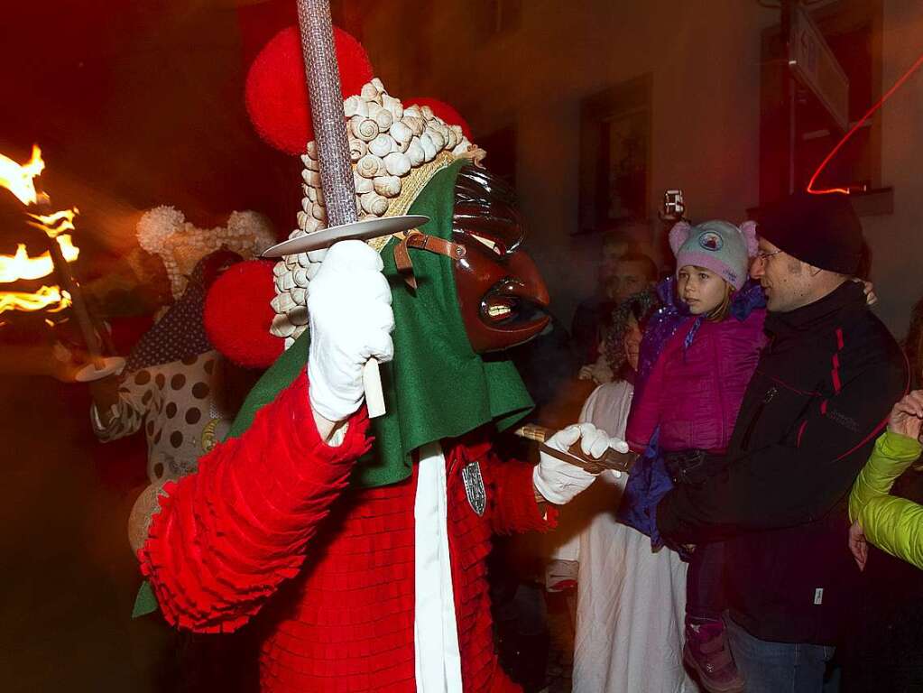 Fackelumzug und Taganrufen der Schuttig in Elzach