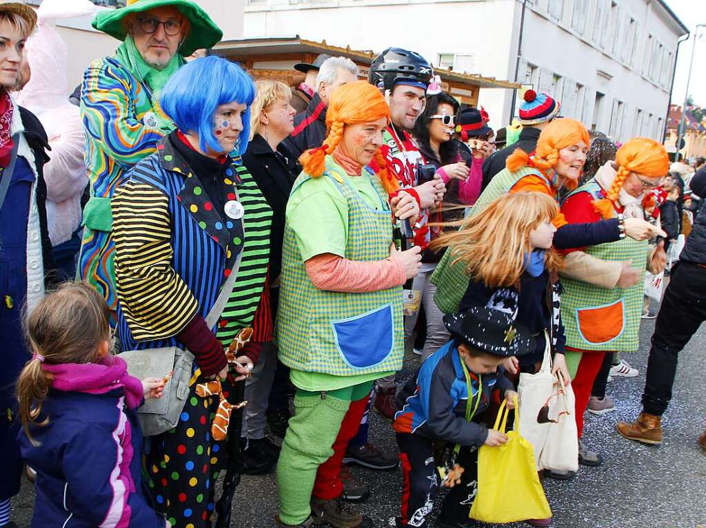 Der Jubilumsumzug am Sonntag in Reichenbach.