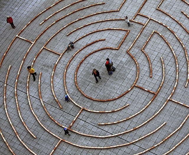 Das Labyrinth in Linz ist Vorbild fr Offenburg.   | Foto: Volker Weihbold/ON