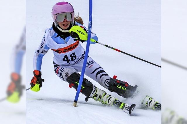 Chiara Horning vom SC Muggenbrunn gewinnt CIT-FIS-Rennen in Frankreich