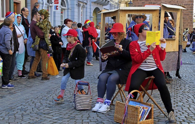 Stadtlesen - die Torli-Bandi fand&#39;... der Fasnet gleich damit weitermachte.  | Foto: Ruth Seitz