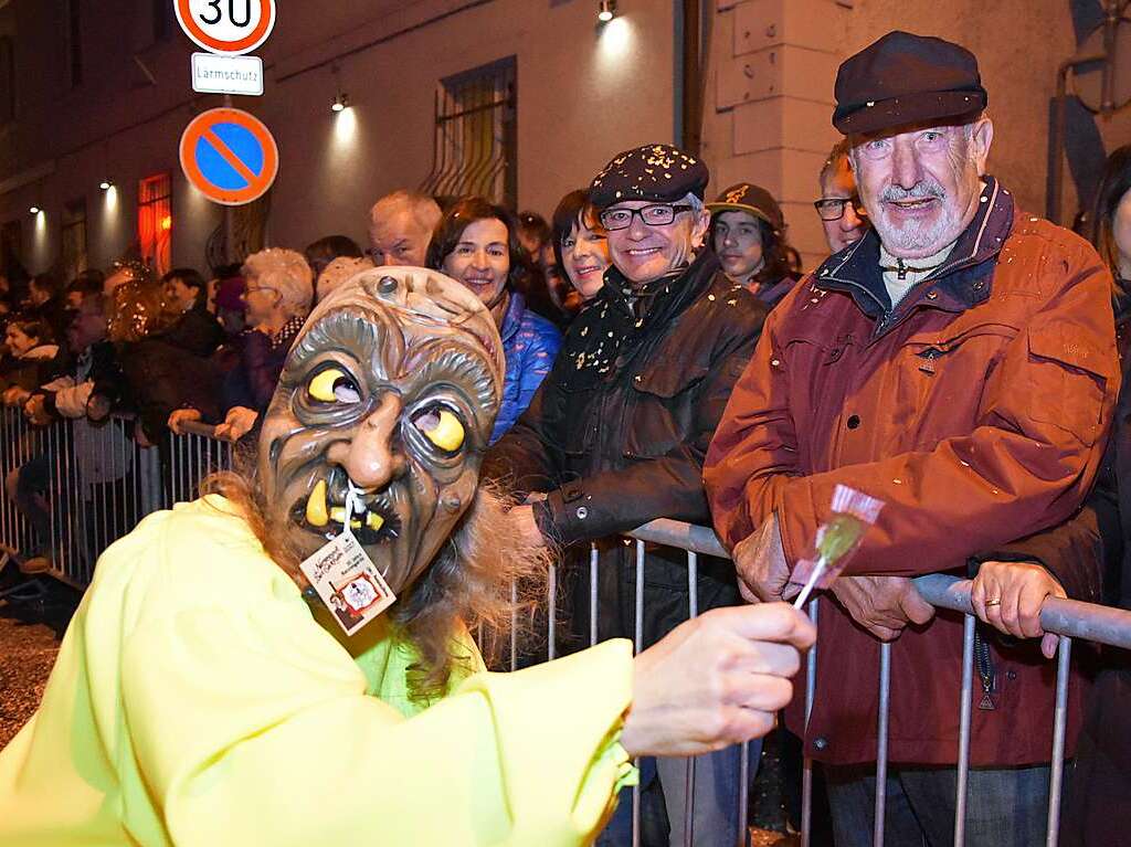 Eindrcke vom 23. Regio-Nachtumzug in Wyhlen.