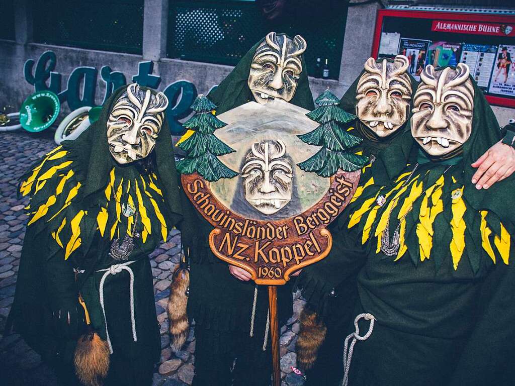 So war die Kneipenfasnet am Rosenmontag in Freiburg.