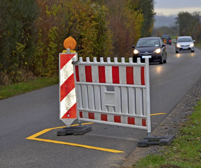 Wie die Ortsverbindungsstrae zwischen...n soll,  das ist noch immer strittig.   | Foto: Langelott