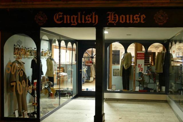 Das Fachgeschft English House in Staufen schliet
