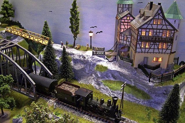 Im Kurhaus Bad Krozingen werden Modellbahnen und Miniaturlandschaften ausgestellt