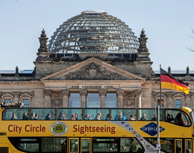 Auch der Besuch des Reichstags stand auf dem Programm.   | Foto: dpa