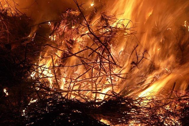 Termine: Fasnachtsfeuer und Scheibenschlagen im Kreis Lörrach