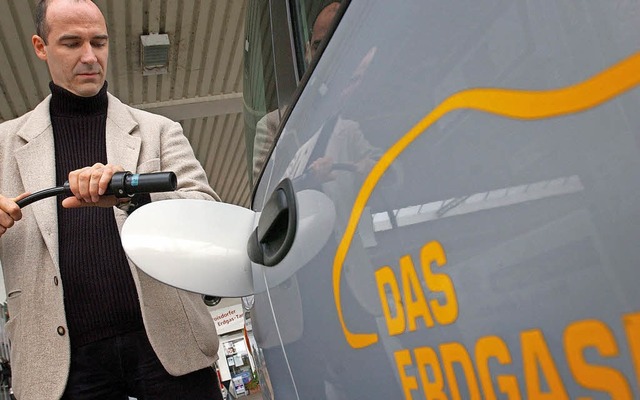 Erdgasautos ist noch  recht gnstig.  | Foto: dpa
