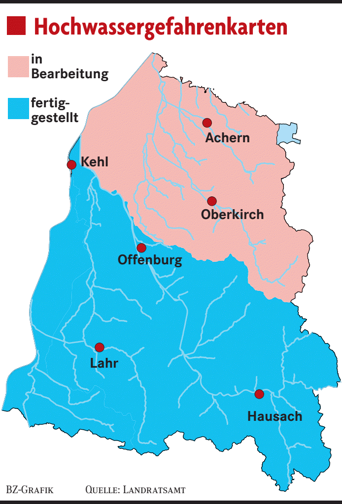 Hochwassergefahren im Überblick Ortenaukreis Badische Zeitung