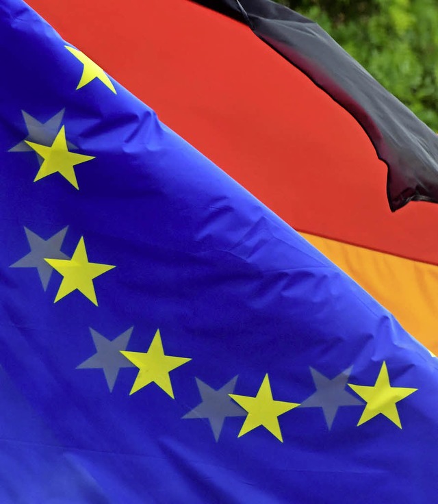 Wie steht Deutschland zu Europa?   | Foto: dpa