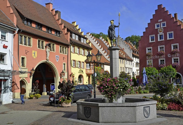 Das historische Stdtchen Lffingen fe...die Stadt auch nach einem neuen Lied.   | Foto: Martin Wunderle