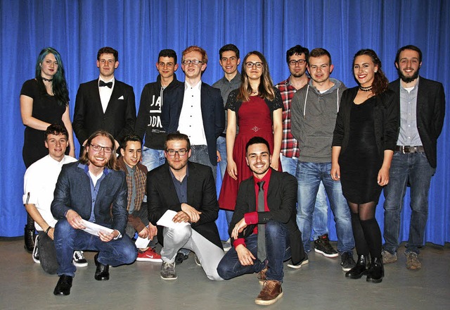 Das Team, das am  Kurzfilm &#8222;41 C...ie hintere Reihe rechts Marius Kast.    | Foto: Marlies Jung-Knoblich