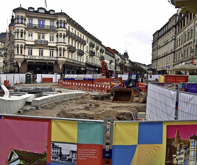 Grobaustelle am Leopoldsplatz  | Foto: Jehle