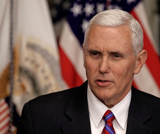 US-Vizeprsident Pence gert wegen sei...ilverkehrs als Gouverneur unter Druck.  | Foto: AFP