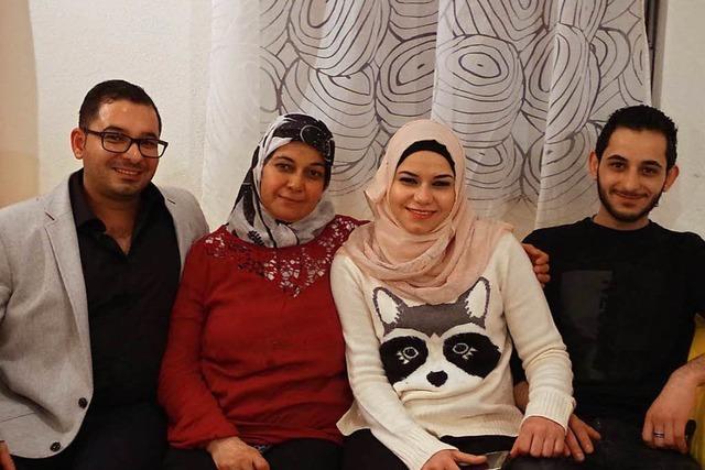 Im Quartier Ramie ist eine syrische Flchtlingsfamilie wiedervereint
