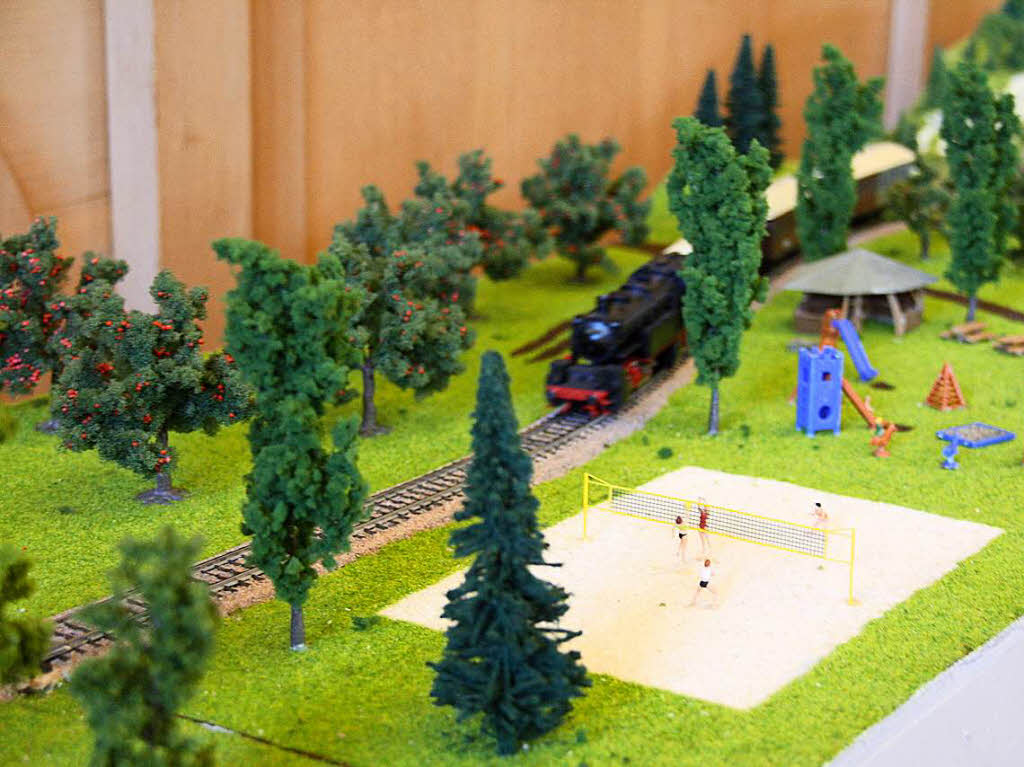 Eine fantastische Welt im Miniaturformat gab es bei der Modellbahnausstellung zu bestaunen.