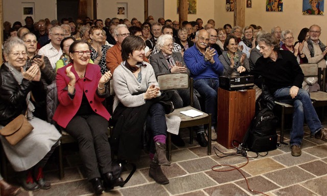 Garry Slater (rechts) fhrte seine Heimatdokumentationen vor.   | Foto: Erika Sieberts